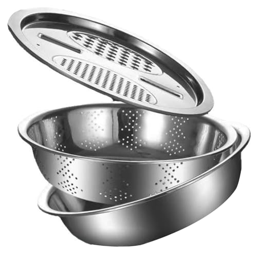 Rallador De Cocina - Rallador De Acero Inoxidable Con Recipiente - Ralladors Multiusos Profesional Para Verduras, Tomate, Zanahoria, Trufa, Jengibre