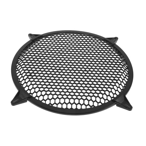 Garneck カーオーディオ用高強スピーカーグリルカバー 耐摩耗 耐圧素材採用 防塵保護でサブウーファーに 多車種対応 エレガントデザインで