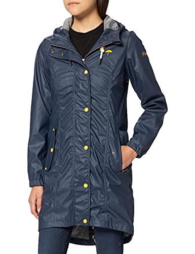 Schmuddelwedda Damen 4063523639115 Regenmantel, Marine, M EU