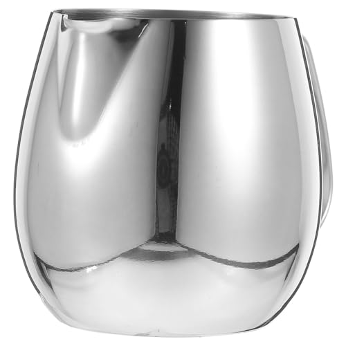 ABOOFAN Pichet à Mousser Le Lait Acier Inoxydable Tasse à Lait Pour Expresso Contenance
