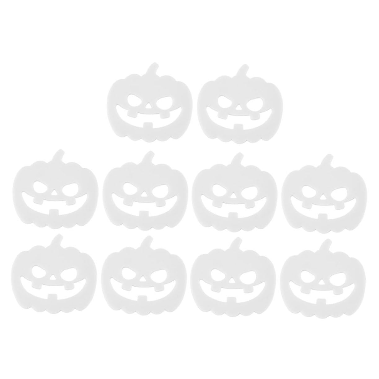 Dessous de verre citrouille Halloween phosphorescents et imperméables en PVC
