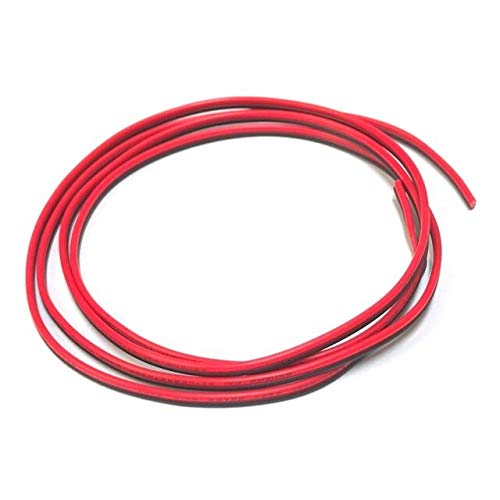 Red & Black Double Silicone Cable 22AWG 1m