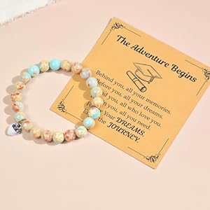 2025 graduation gifts for her high school college graduation gifts for women inspirational compassheart graduation bracelets with gift message card for women daughter sister friends  urban country home decor