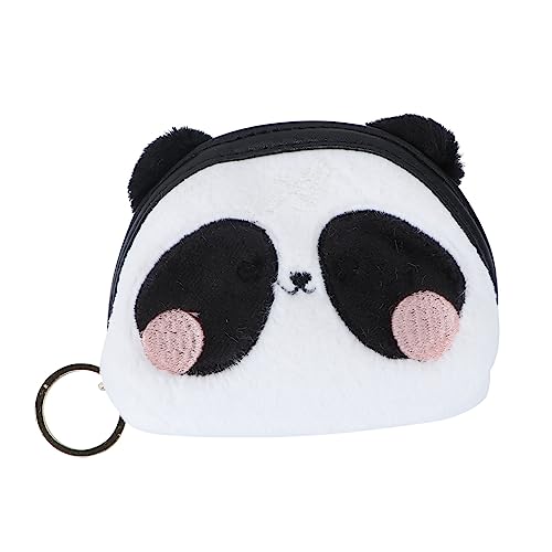 Homoyoyo 1Pc Cute Plush Animal Coin Purse Mini Storage Bag for Adorable Cartoon Wallet for Coins and Essentials for Travel Shopping and Everyday Use