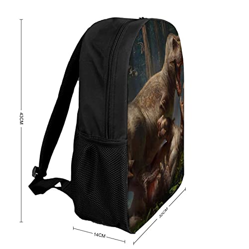 Sac à dos scolaire dinosaure pour garçons et filles de 17 pouces