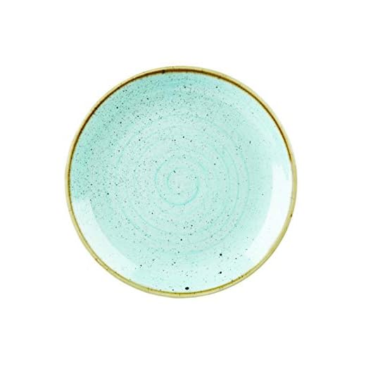 Churchill Stonecast -Coupe Plate Teller- Durchmesser: Ø28,8cm, Farbe wählbar (Duck Egg Blue)