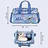 Disney Stitch Sac de sport, pour enfant, personnalisable, petit sac de voyage, pour fille, Stitch bleu, Sac de sport #3