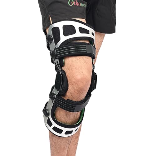Orthomen OA Knee Brace for Pain Relief - Support for Joint Degeneration, Meniscus Tear, Arthritis, and Bone-on-Bone Pain - Dual Unloading for Medial a