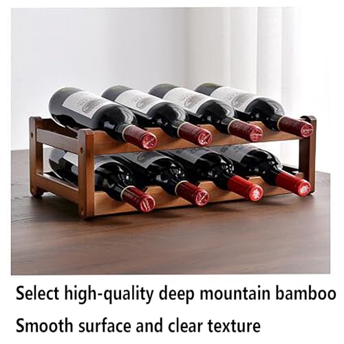 Soporte para Botellas de Vino de Madera Maciza 4 Niveles miniatura 6