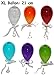 Produktbild Unbekannt 1 Stück: XL Luftballon - 21 cm - aus Glas - zum Aufhängen & Dekorieren - Ballons - türkis / grün / lila / weiß / gelb / rot / orange / pink / blau / pink - De..