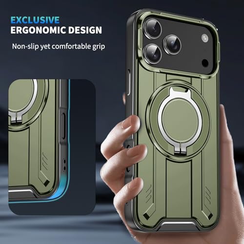 Coque iPhone 13 Pro silicone rigide anti-chute avec bague de maintien