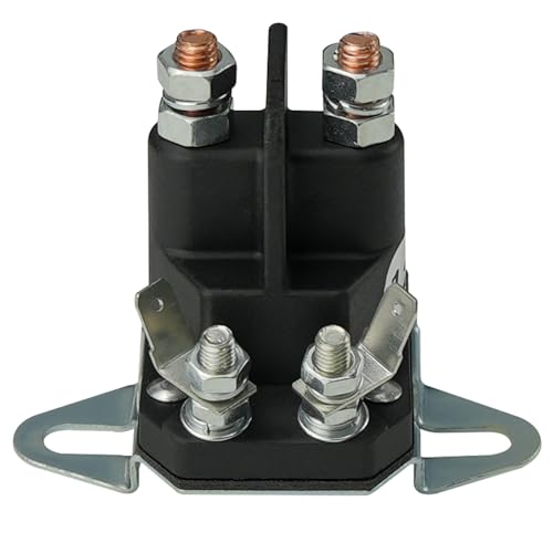 Adorish 117-1197 Starter Solenoid w/ 2 Hole Bracket Replacement for to-ro Ex-Mark Time-Cutter ss5000 z4200 ss4225 ss4235 Zero Turn Lawn Mower,