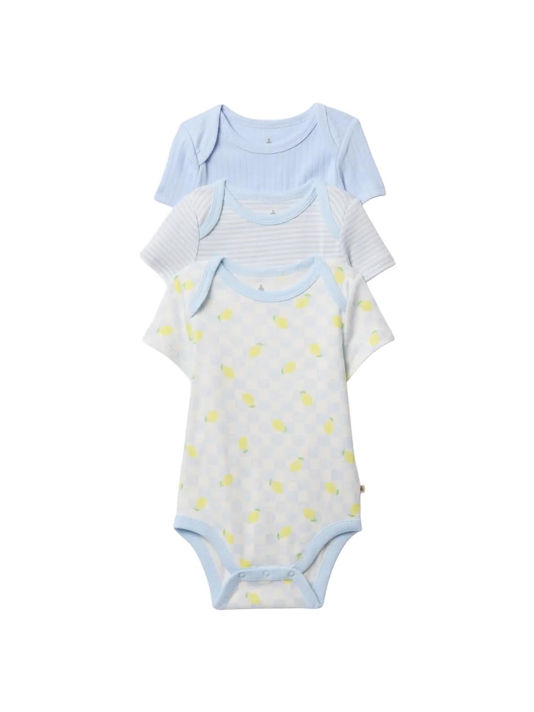 GAP V-3pk Bs Paquete de 3 Body de manga cortaUnisex bebé