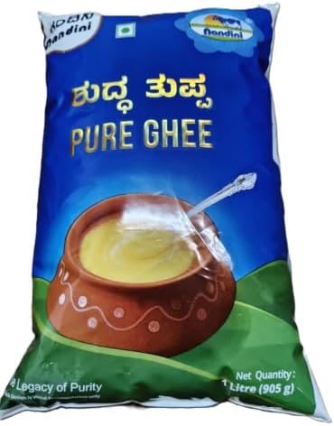 Nandini Pure Cow Ghee, 1 Litre (Pouch)