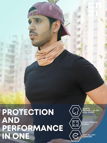 Image of Viscose Lycra Head Bandana for Men & Women | Odour-free & Breathable | Durable & Multipurpose Bandana for men biking