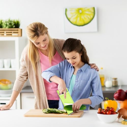 Manual Vegetable Slicer for Kitchen - Handheld Food Chip Maker for Potatoes, Carrots, Onions - Portable Chopper - Image 7