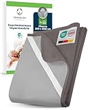 Sensalou Coprimaterasso Impermeabile 180 x 200 cm Grigio – Protezione...