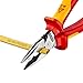 KNIPEX Tools 08 28 185 SBA Needle-Nose Combination Pliers-1000V Insulated, 7-1/4