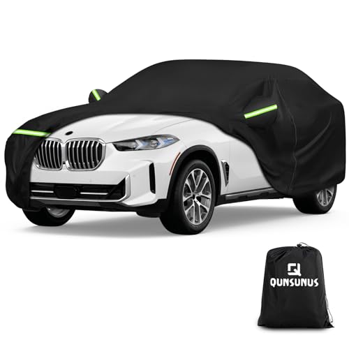 Image of QUNSUNUS Car Cover for BMW X5, X6 2007-2026 Waterproof with Cotton Lining