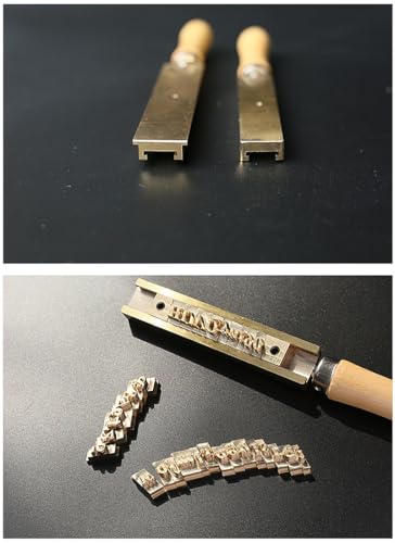 Presse à chaud et machine d'estampage avec kit de lettres Font 03 - 4