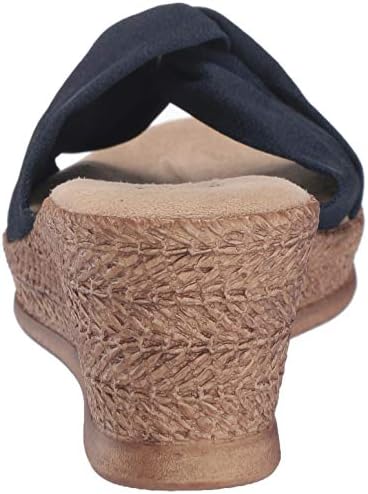 Tuscany by Easy Street Women's Dinah Wedge Sandal, Navy, 8.5 M US | Image 2