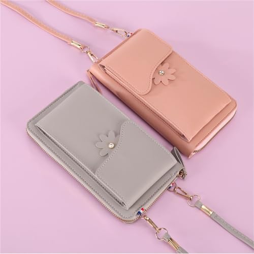 Solid Color Simple Fashion Large Capacity High-end Zipper Long Wallet(Red)3