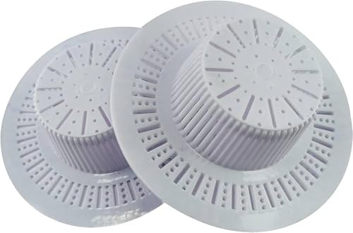Image of Kitchen Strainers (Plastic, 2pc), Kitchen Sink Jali Waste Filter Cup Sink mesh, Plastic Drain Basin Basket Filter Cup Drainer Sink Jali |