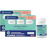 WELMATE Esomeprazole Magnesium 20mg Delayed Release Capsules, 84 Count (2-Pack) – Acid Reducer for Frequent Heartburn & Acid Reflux Relief, 24HR Protection, Digestion Support