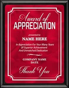 You Make A Difference Plaque - 6x8 White Marble With Silver Plate