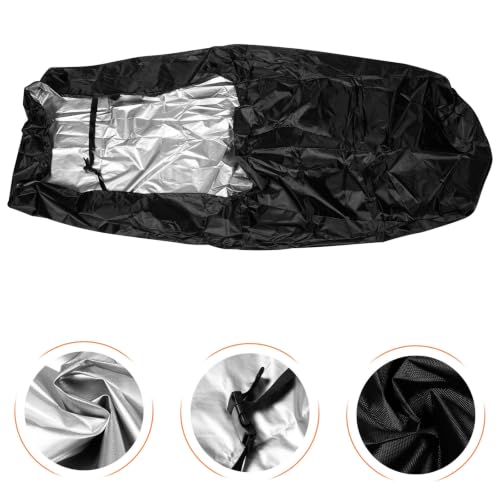 Funda para cortacésped negro de tela anti-uv 7