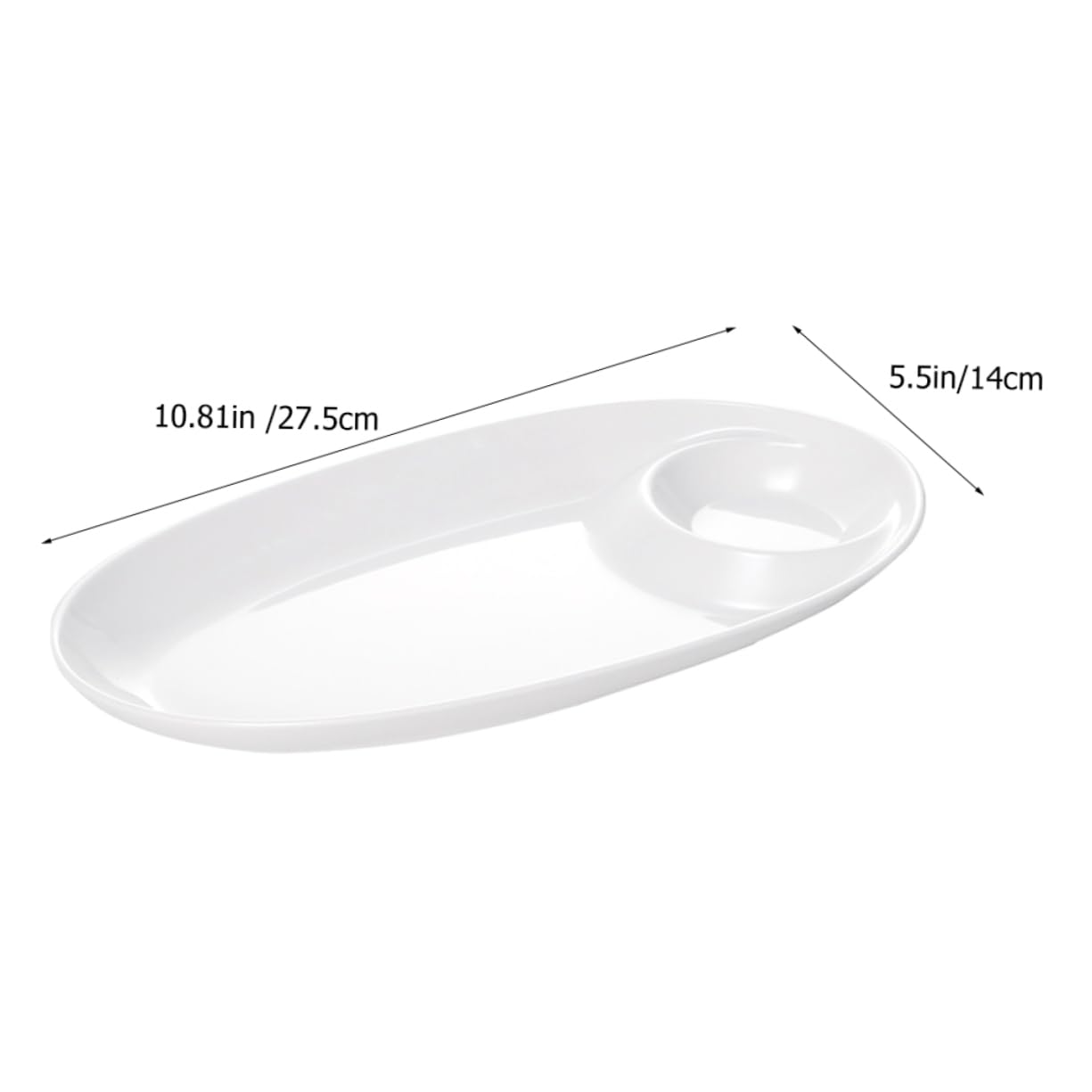 Cabilock Egg Design Ceramic Plate Cute Small Dessert