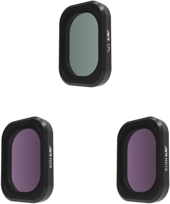 Juegos de filtros para DJI Osmo Pocket 3, paquete de 3 CPL ND8 ND16, kit de filtro de lente DJI Osmo Pocket 3 Accesorios para cámara