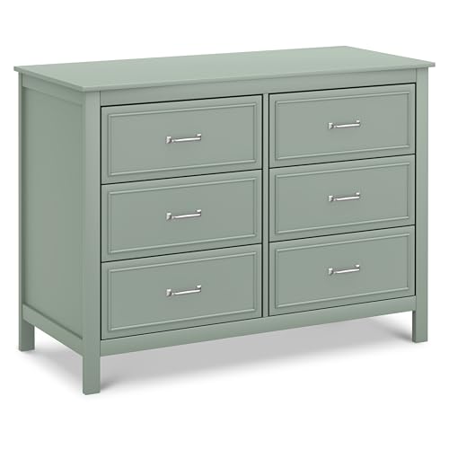 Davinci Charlie 6-Drawer Double Dresser in Light Sage, GREENGUARD...