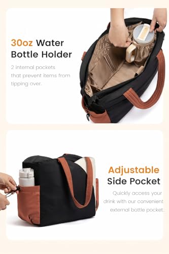 Image of Bayne Large Tote Bag for Woman | Large Size Laptop Bags for Women Office Use | Waterproof Handbag for Women | Elegant Office Bag for Woman | 15 inch Laptop