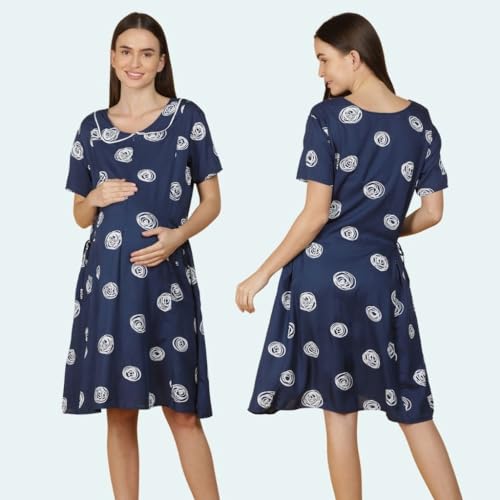 Image of Morph Maternity | Maternity Dresses for Women | Fits During Pregnancy & Post Pregnancy | Back Tie to Adjust