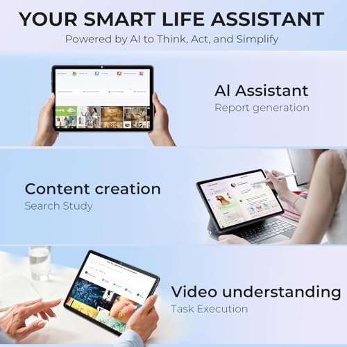 Image of 11 Inch Android Tablet with Keyboard and Pen Ideal for Work, Study