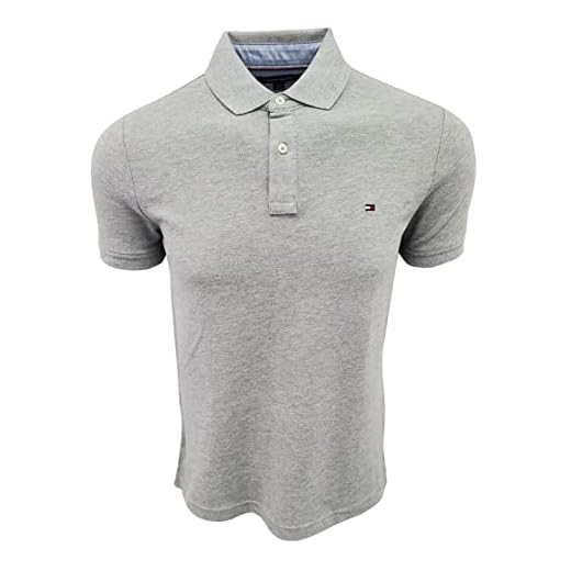 Tommy Hilfiger Cueca masculina clássica de algodão, pacote com vários, Cinza mesclado, Small