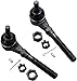 Detroit Axle - 4WD Front 4pc Tie Rods for Ford F-150 F-250 Expedition Lincoln Navigator, 4 Outer & Inner Tie Rod Ends Replacement