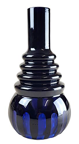 Ersatzglas für Shisha | Bowl ohne Gewinde | Farbe - Blau | Ersatzbowl für Wasserpfeife | Höhe - 30cm | Shisha Vase mit…