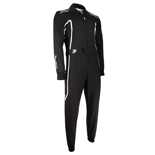 Speed Racewear Kart-Overall Imola RS2 – 2-lagig – schwarz/weiß (M)