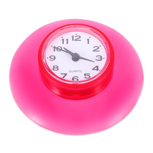 Cabilock Cup Bathroom Clock Silent Wall Clock Stylish Design for Shower Kitchen and Washroom Use