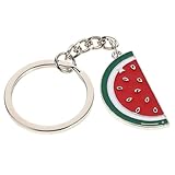 ciieeo portachiavi a forma di anguria in lega rossa ciondolo per borse e zainetti accessorio decorativo piccolo e leggero per chiavi e borsette decorazione versatile da donna