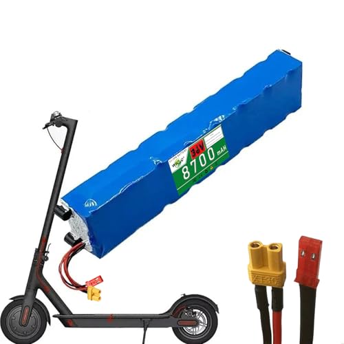 WILLQ 電動スクーター用リチウムイオンバッテリー 36V 6Ah 7.8Ah 8.7Ah 9.6Ah 充電式交換用折りたたみスクーターバッテリー 0-345W モーター変換キット用,36v8.7ahの商品画像（Amazon）