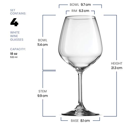 Bormioli Rocco 18Oz Red Wine Glasses, Crystal Clear Star Glass, Laser Cut Rim For Wine Tasting, Elegant Party Drinking Glassware, Restaurant Quality (Set Of 4) #TOP6