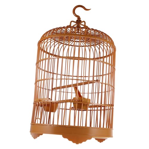 iplusmile 1 セット 鳥かご ハンガー ネスト モルモットの檻 ペットケージ オウム用フィーダーケージ オウムゲームスタンド おもちゃ ケージオワゾー うさぎ バッジーケージ プラスチック
