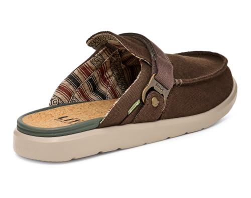 Image of Sanuk Mens Happy Hour Lite | Bottle Opener Buckle | Slip On Shoes for Men | Mens Loafers | Removable EVA Insole