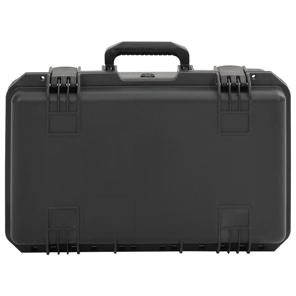 Tomostar Fotokoffer, Hartschalenkoffer für den Außenbereich, Transportkoffer, Schutzhülle, tragbar, Schwarz, 55 x 35 x 22,5 cm, PP