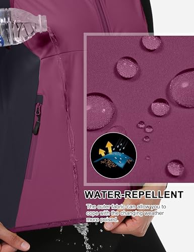 Little Donkey Andy Colete feminino à prova de vento, sem mangas, impermeável, elástico, esportivo pa