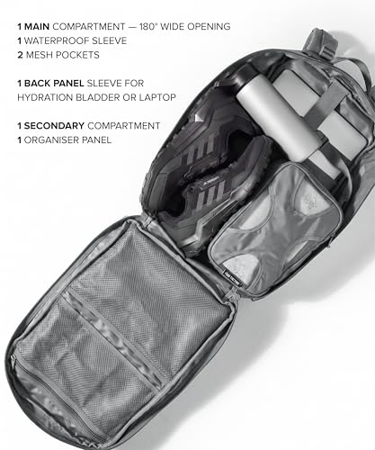 Image of Falko Tactical Backpack for Men and Women 50L Backpack 2.4x Stronger Large Military Molle Rucksack, Bugout Backpack Outdoors