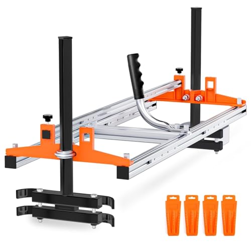 36 Inch Chainsaw Mill, Portable Saw Mill, Lumber Cutting Guide Timber Chainsaw Mill Kit Attachment Cutting Milling Wood